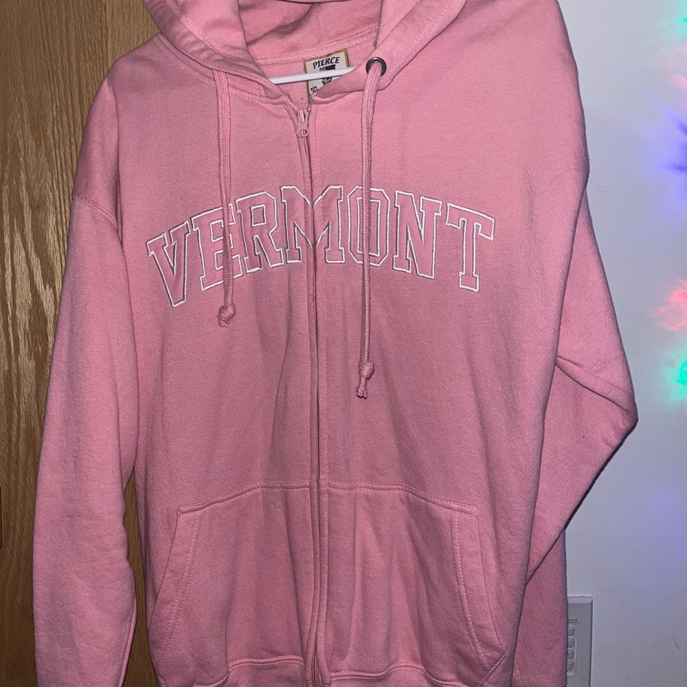 Med Pink Vermont Hoodie Sweater